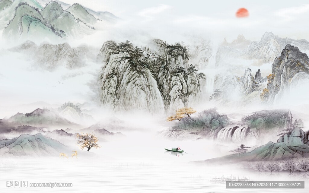意境 最新傳山水畫 TiF分層