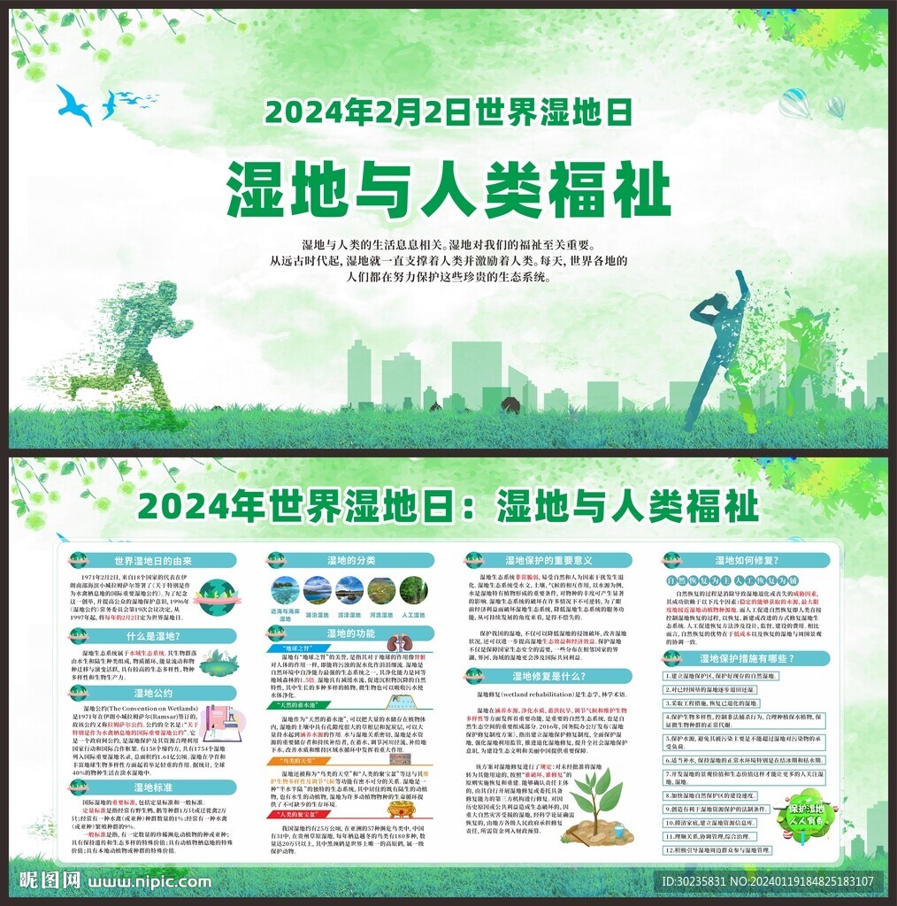 2024年2月世界濕地日宣傳欄