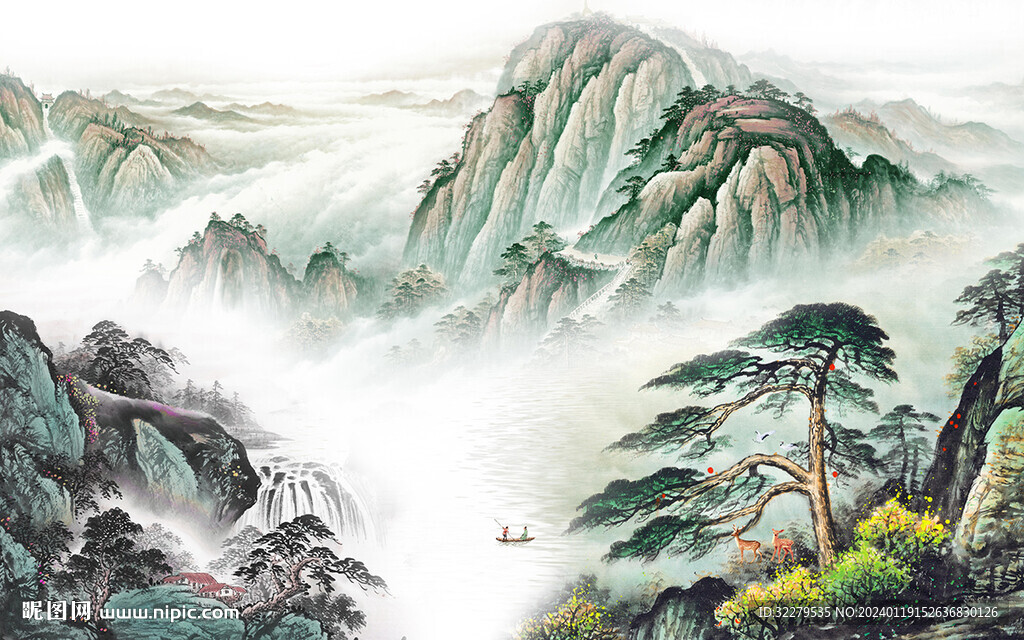 新品 高雅高端山水 Tif分層