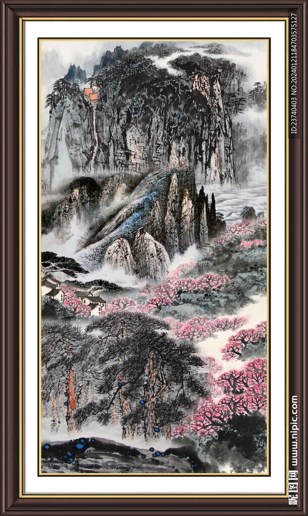 辦公室山水畫