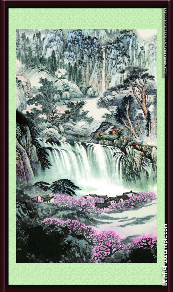 客廳山水畫(huà) 