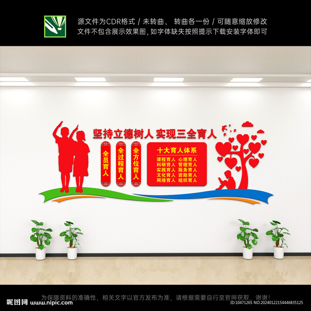 三全育人文化墻
