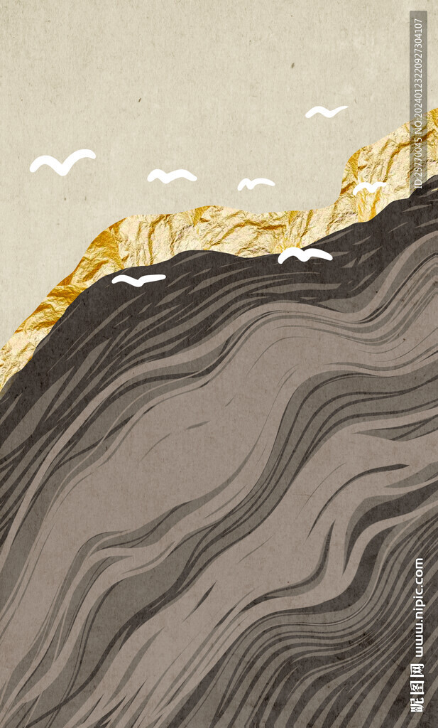 新中式黑白禪意大理山水客廳玄關(guān)
