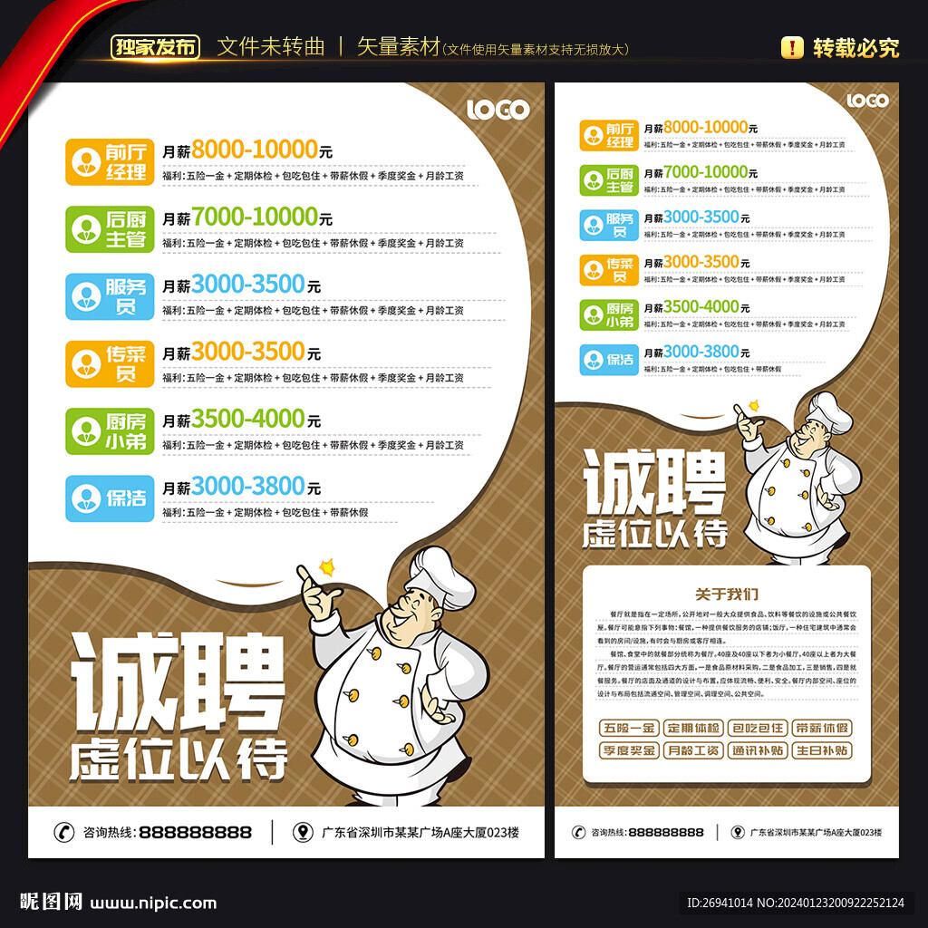 餐飲招聘