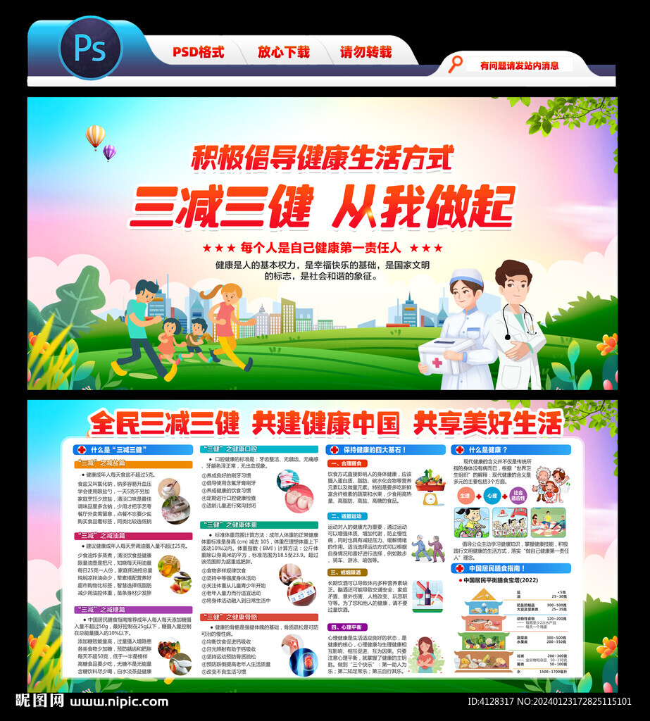 三減三健健康教育