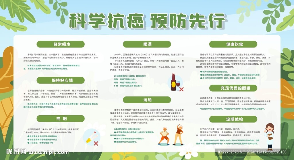 預防癌癥宣傳欄