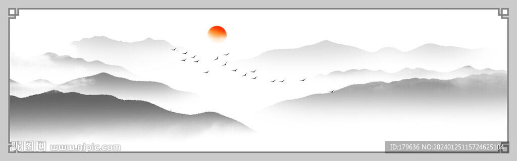 水墨風(fēng)景畫