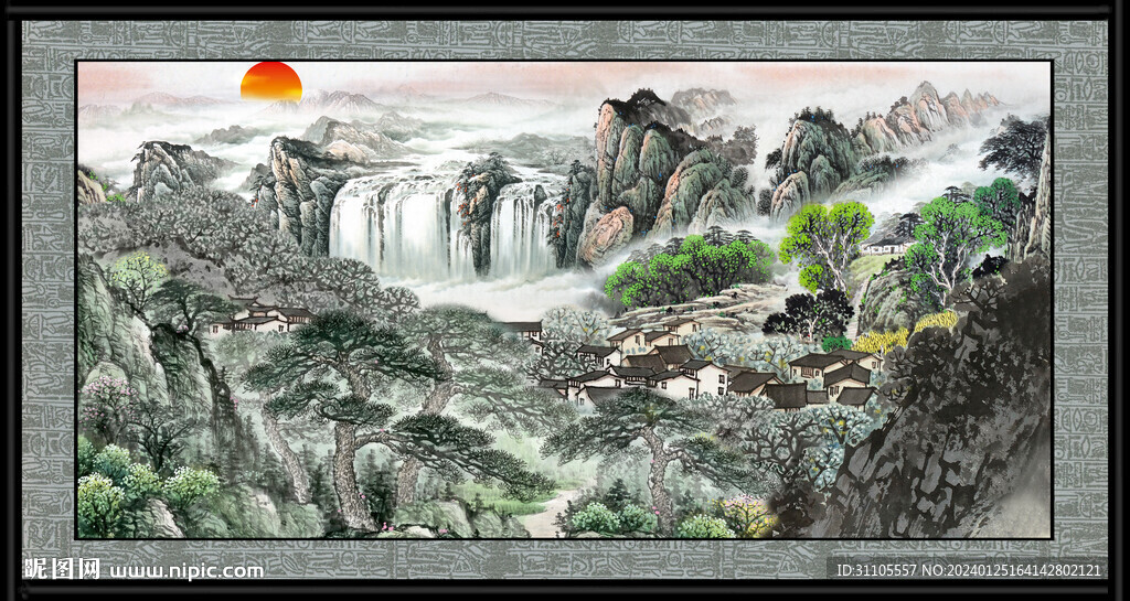 山水風(fēng)光 