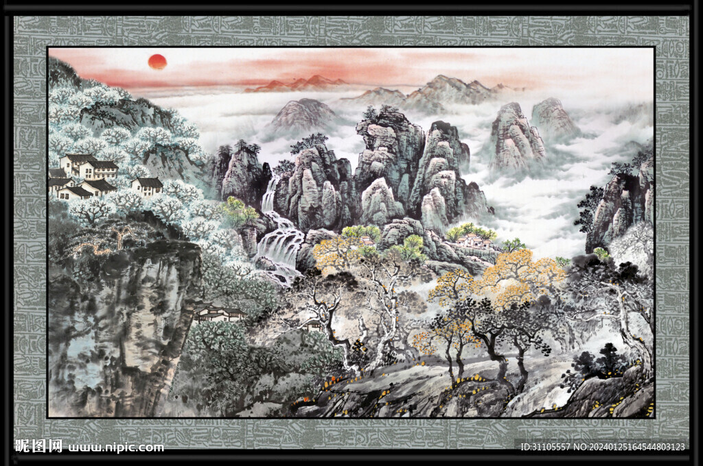 中國風(fēng)山水 