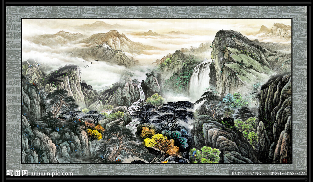中國風(fēng)山水