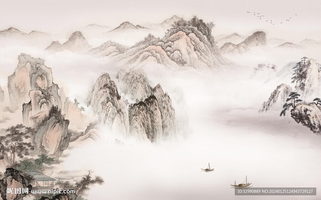 高清 最新現代山水 TIf分層