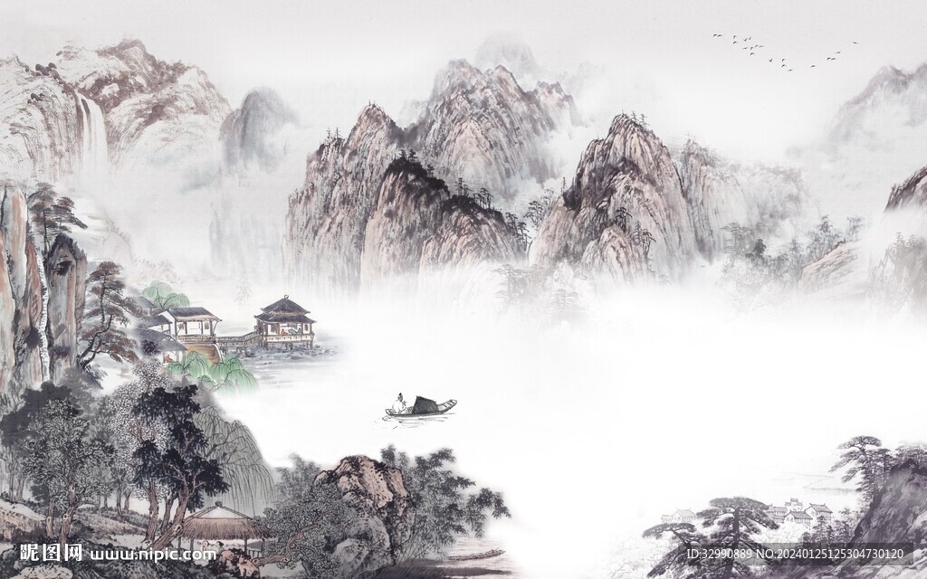 簡(jiǎn)約 最新現(xiàn)代山水 TIf分層