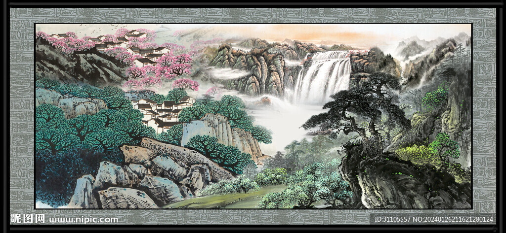 山水畫風景