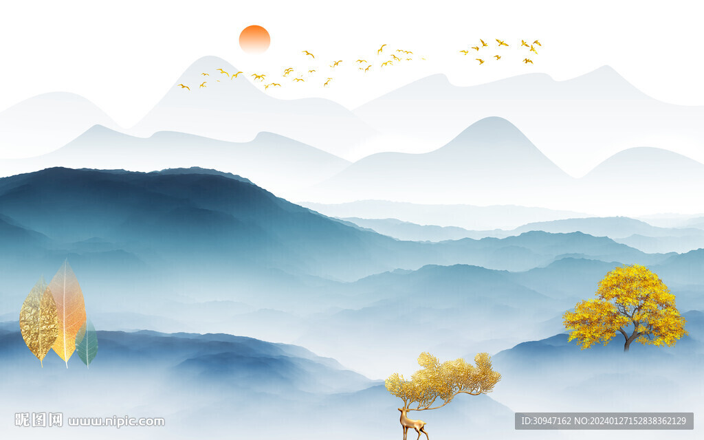 簡(jiǎn)約 高端人氣山水 TiF分層