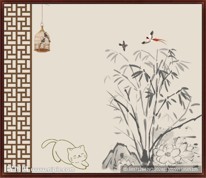 直播背景墻 