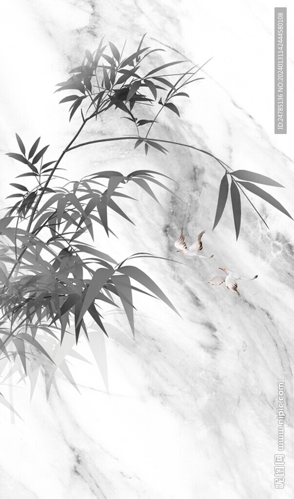 水墨竹子