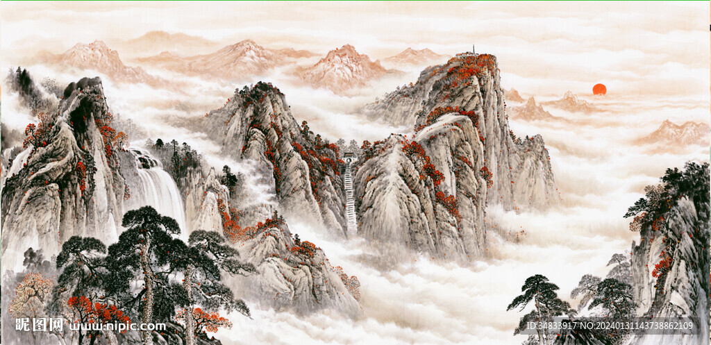 山水風(fēng)景圖