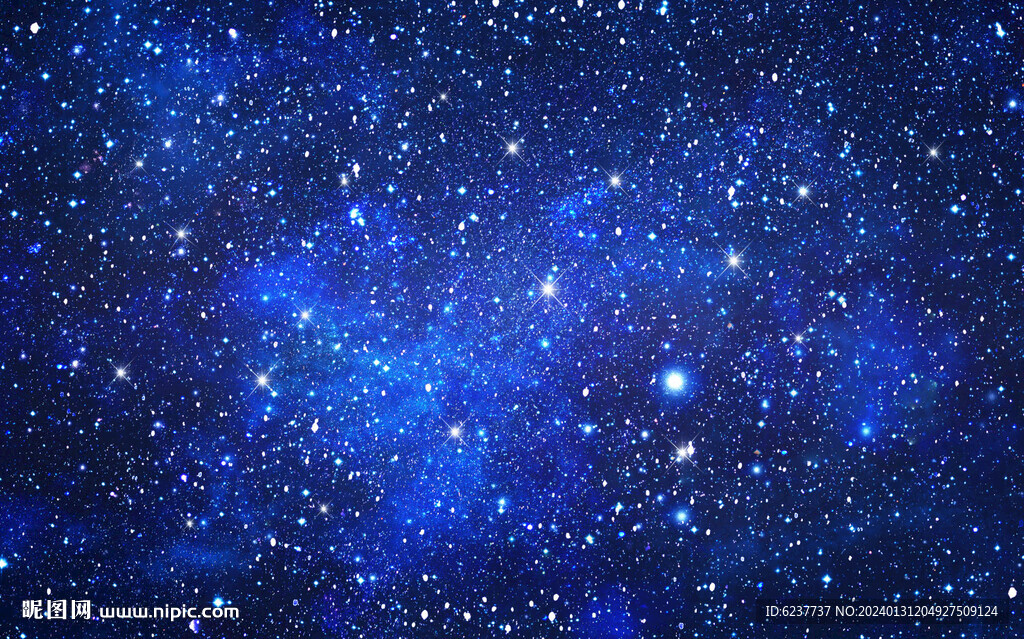藍色宇宙星空背景