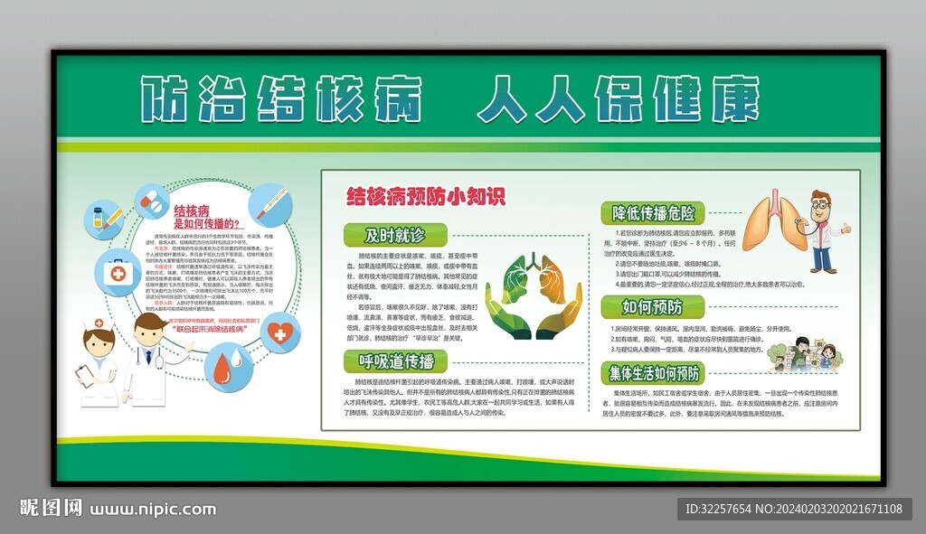 肺結(jié)核健康教育宣傳欄