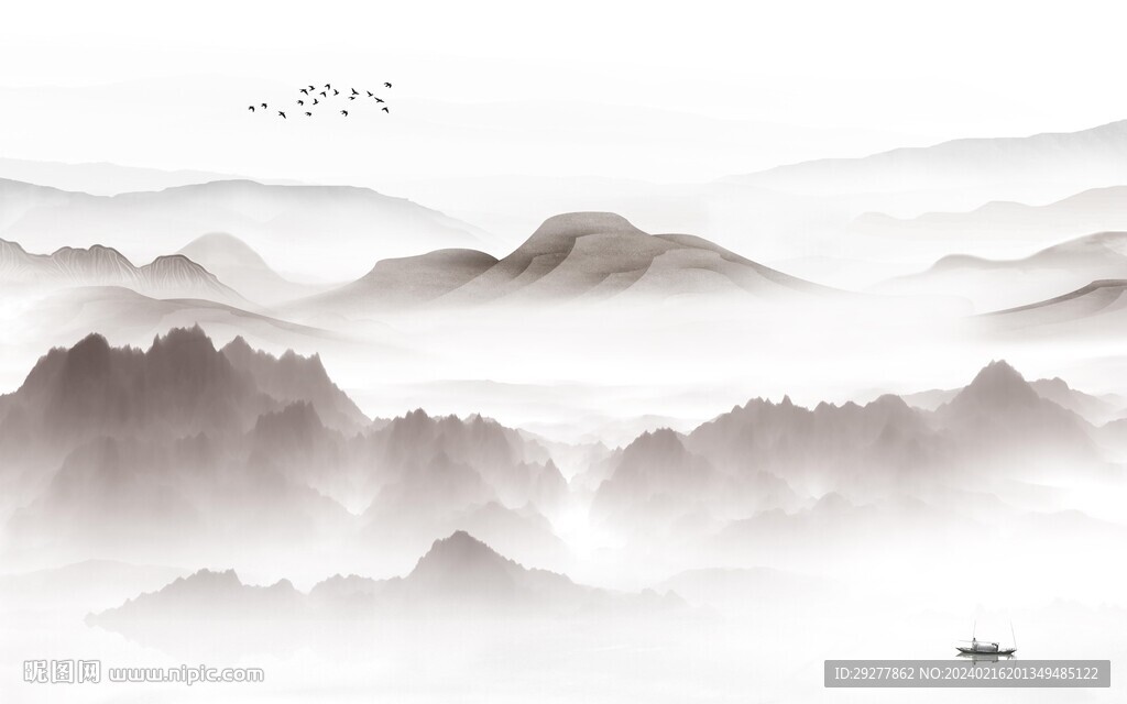 人氣 大氣意境山水 TIf分層