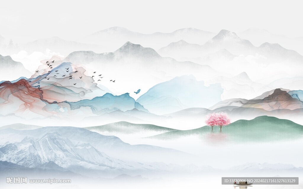 別墅 中式簡(jiǎn)約山水 TiF分層