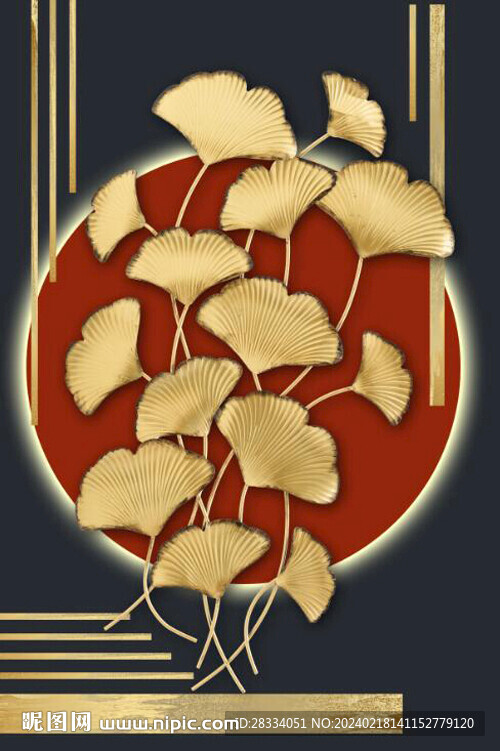 3D抽象幾何形狀玄關(guān)裝飾畫
