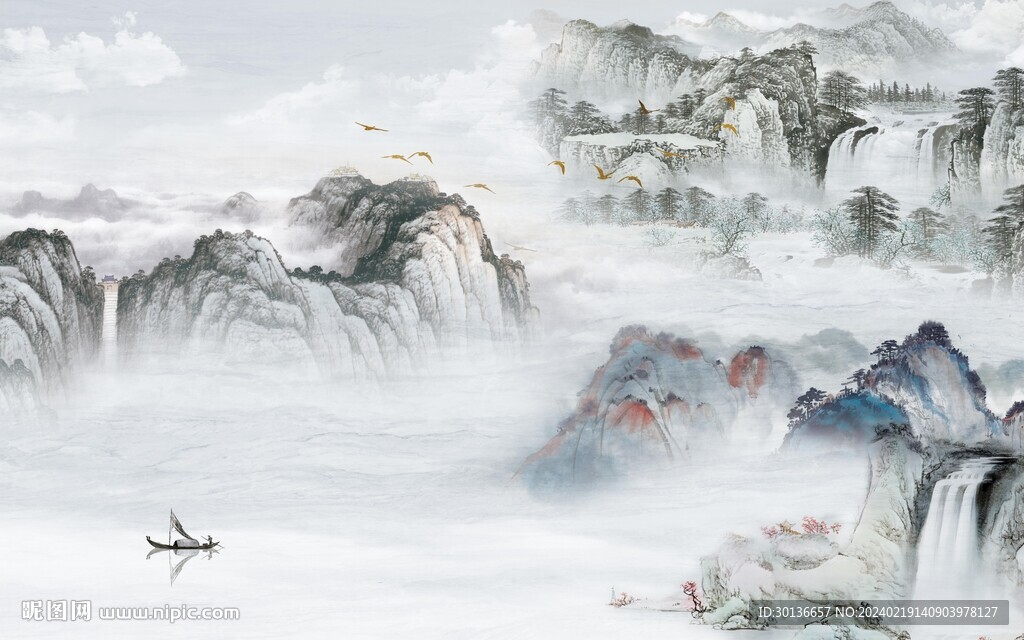 高檔意境山水 TiF分層