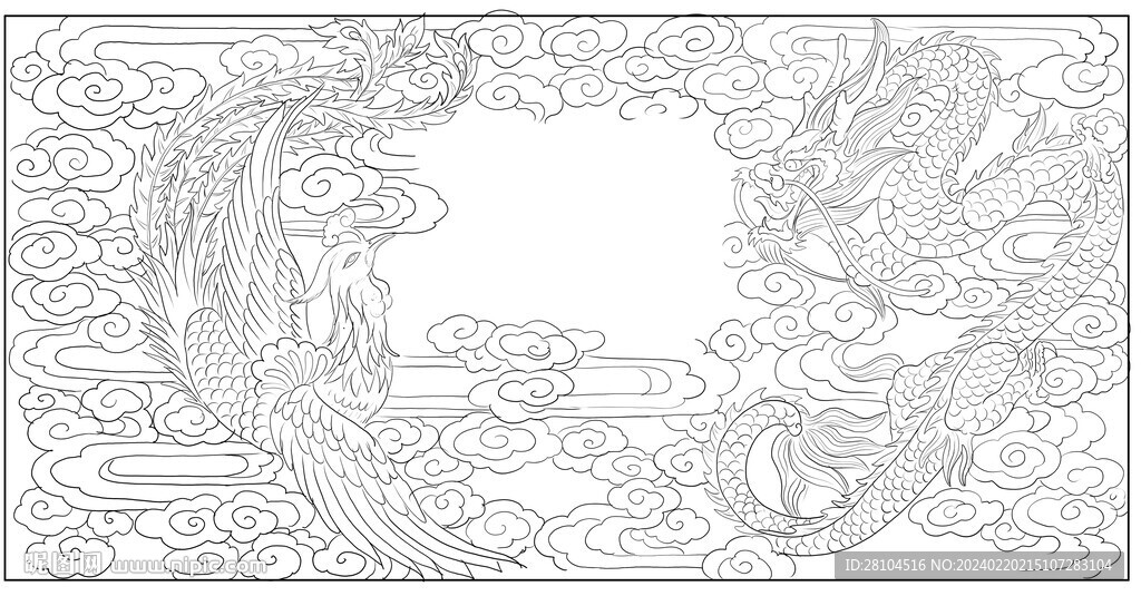 龍鳳呈祥圖