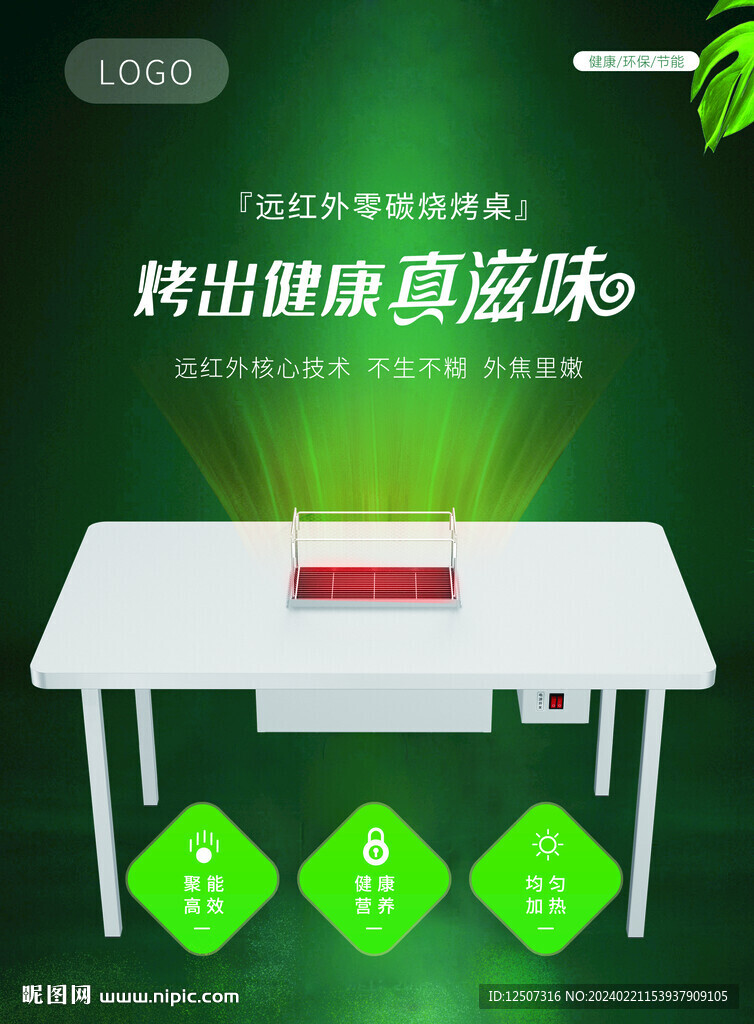 燒烤桌海報單頁