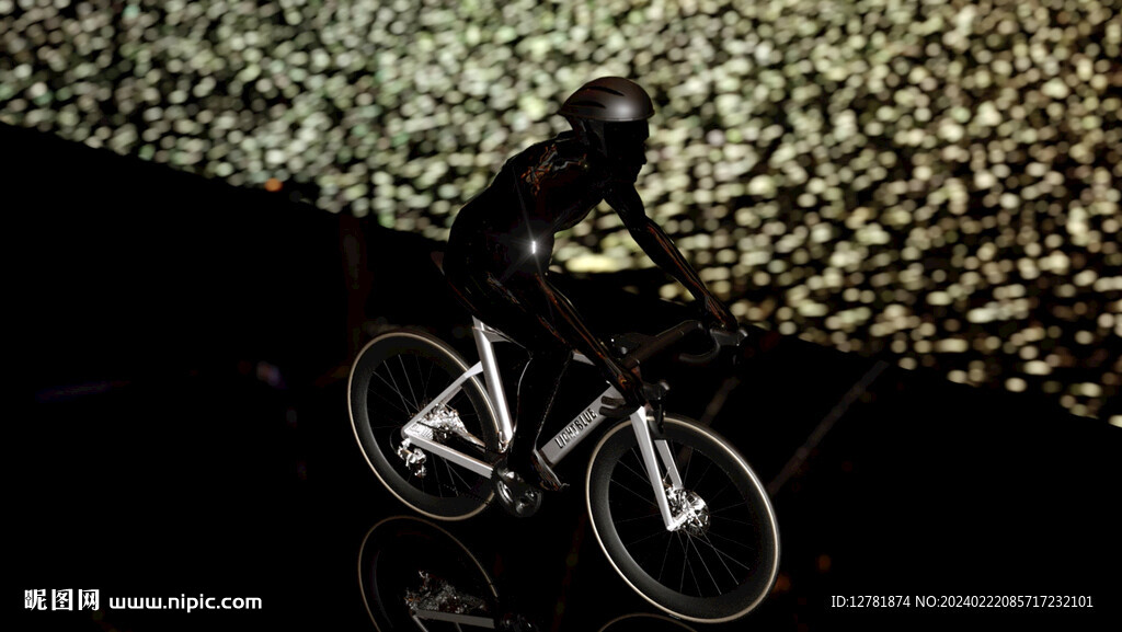 C4D动画视频骑自行车的人