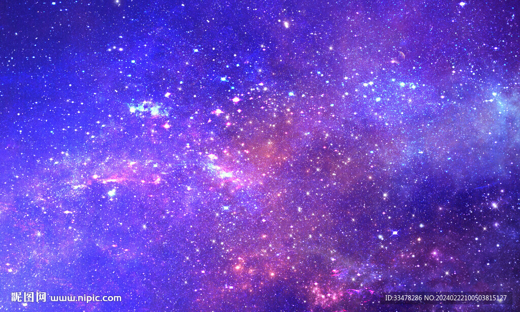 紫色宇宙星空星云
