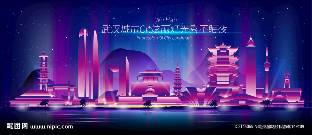 武漢城市夜景
