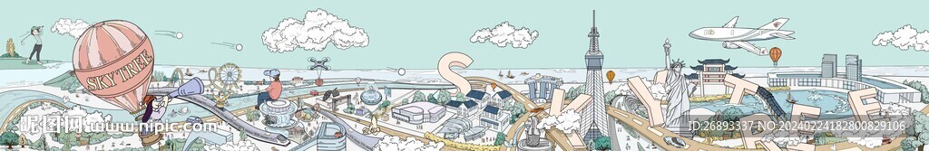 蘇州城市插畫