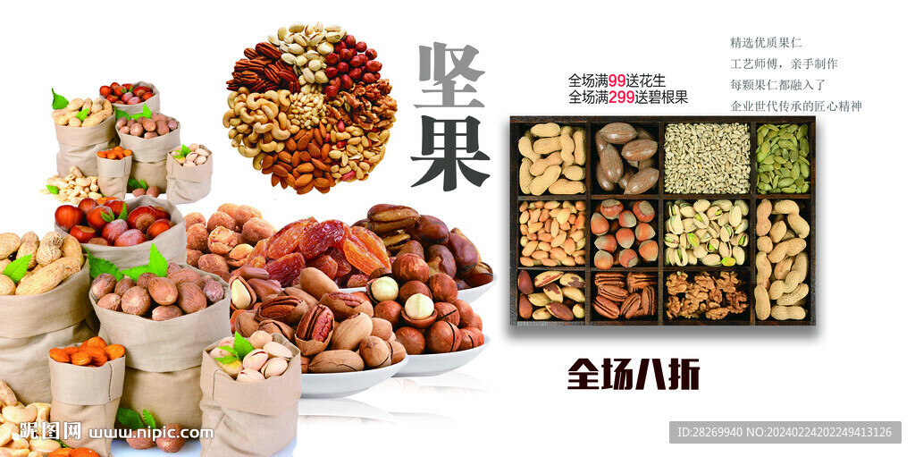堅果招貼 