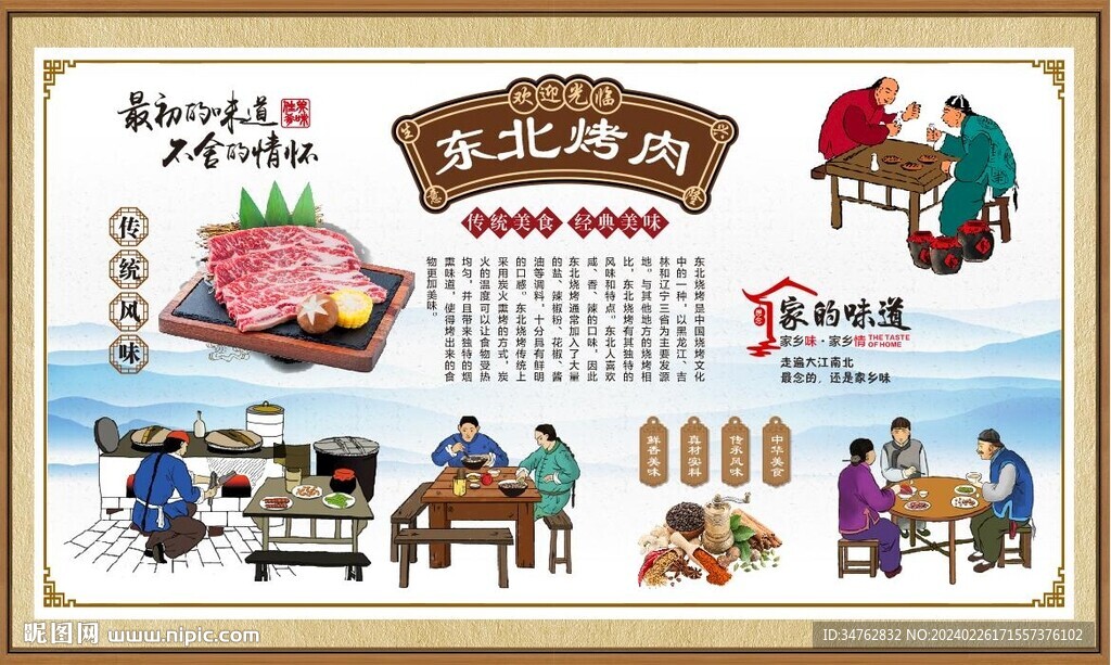 東北烤肉背景