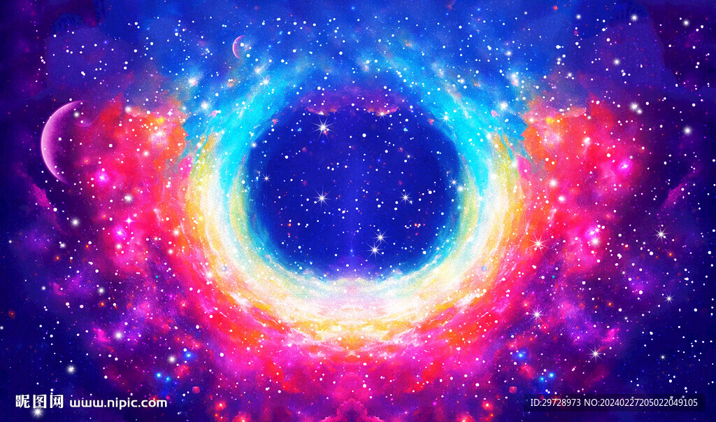 彩虹星空
