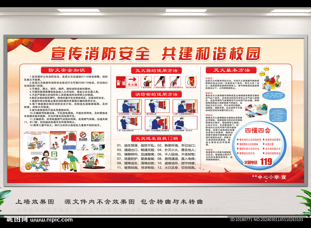 消防安全宣傳知識欄