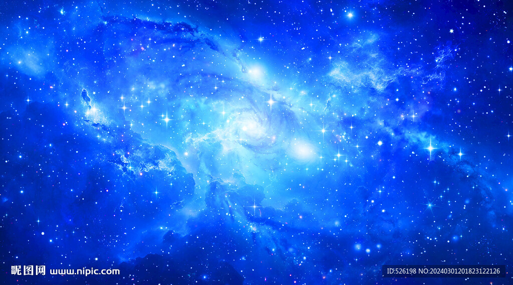 藍(lán)色星空?qǐng)D