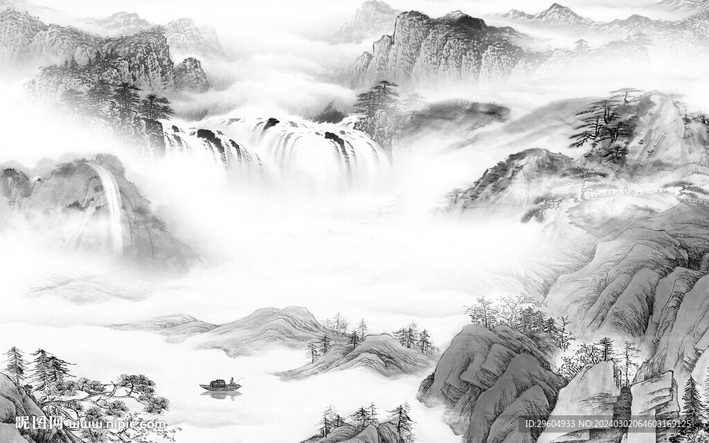 大氣 最新灰色山水 TiF分層