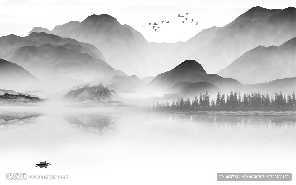 極簡 灰色新傳山水 TiF分層