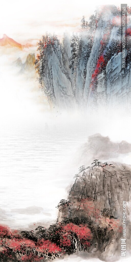 高端 爆款山水玄關 TiF分層