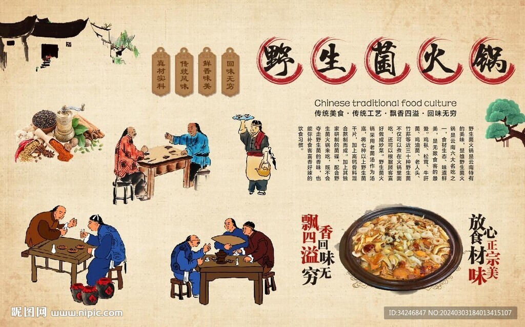野山菌火鍋