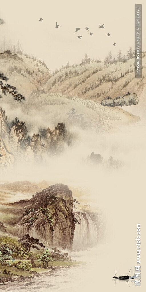 現(xiàn)代 中式高檔玄關(guān) Tif分層