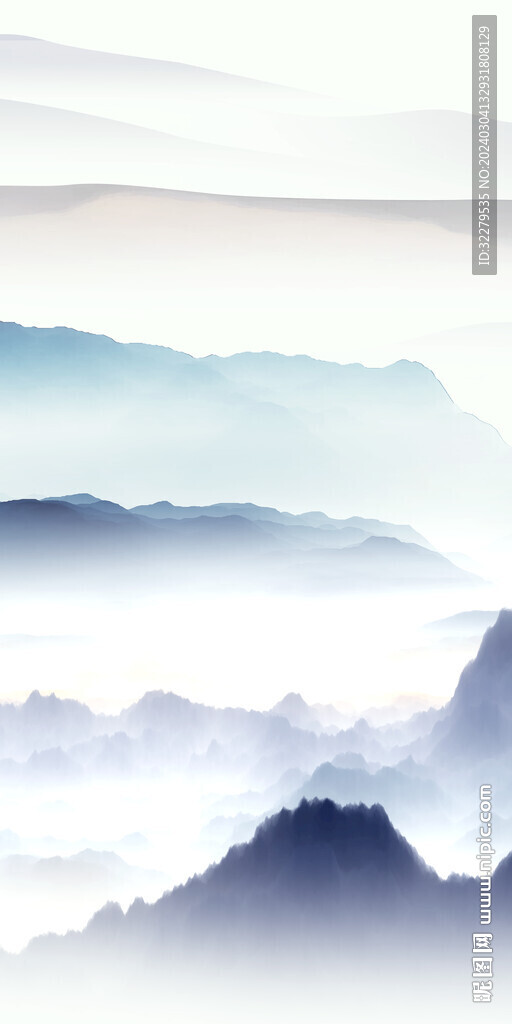 簡(jiǎn)約 山水中式玄關(guān) TIF分層