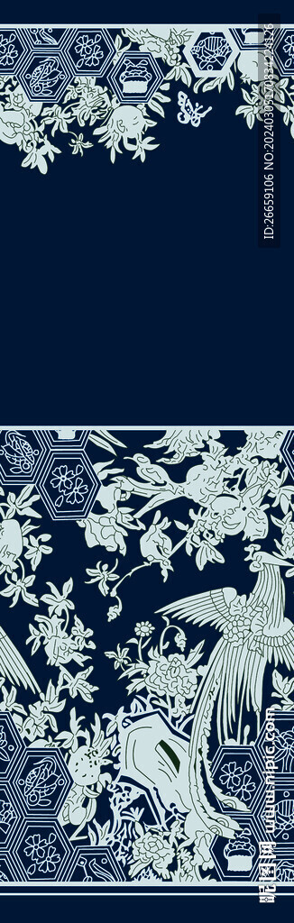 馬面裙數(shù)碼印花定位花花型圖案