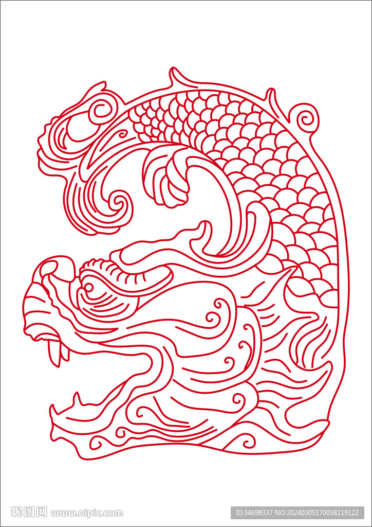大龍角獸