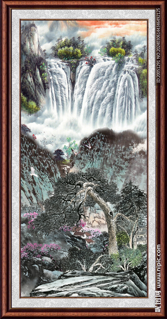 巨幅山水 