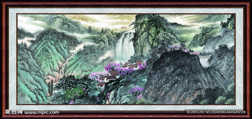 國畫風(fēng)景 