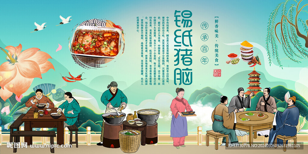 錫紙豬腦