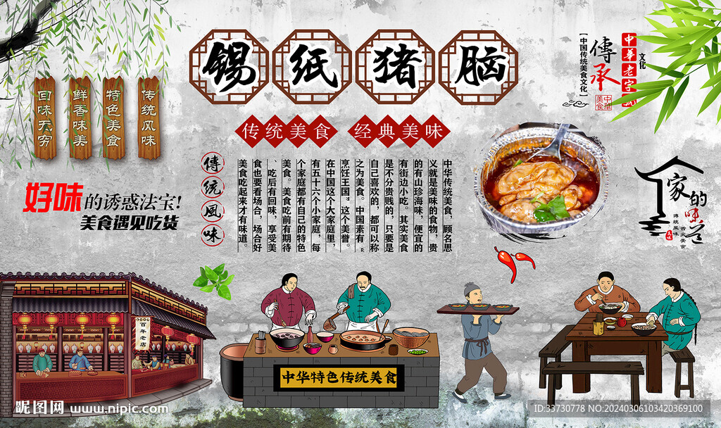 錫紙豬腦
